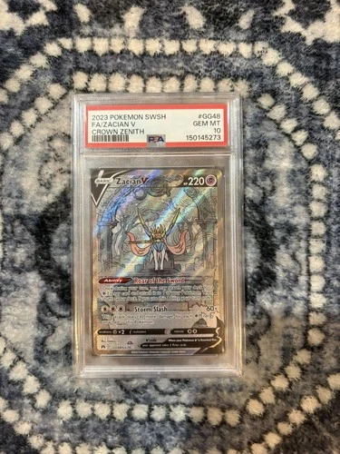 Zacian V GG48/GG70 SWSH: Crown Zenith: Galarian Gallery Holo PSA 10