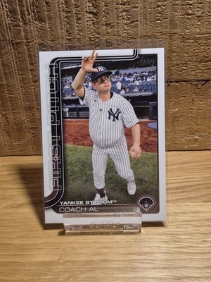 2025 Topps Coach Al New York Yankees #FP-4 First Pitch
