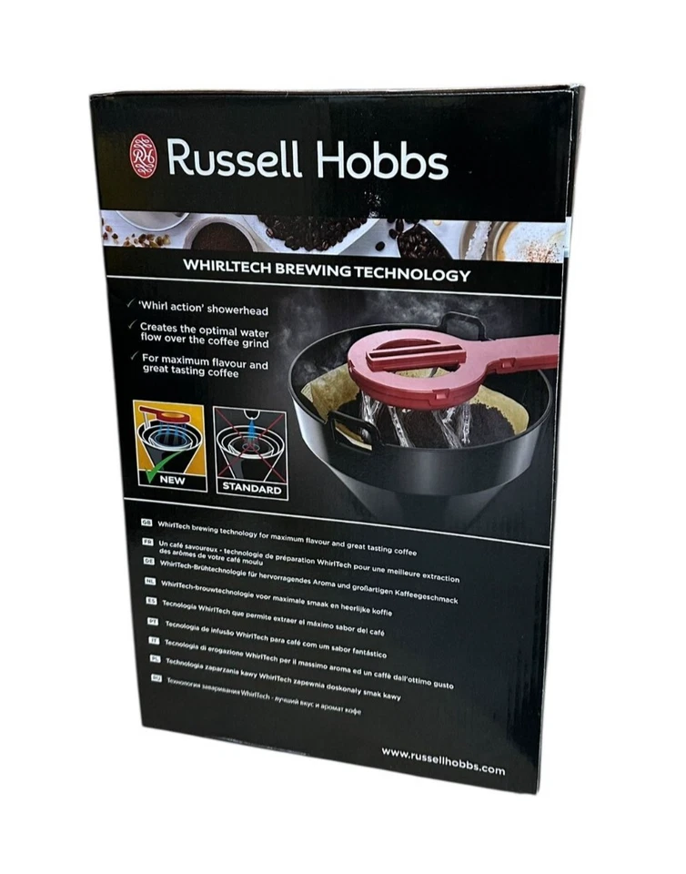 Russell Hobbs Colours Plus+ Kaffeemaschine Flame Red Filterkaffeemaschine rot - Bild 4 von 4