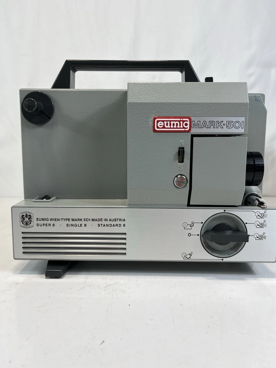 SUPER 8MM PROJECTEUR de Cinéma Eumig S9100 Multicouches Comme Pièce