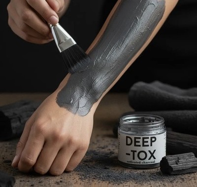 Pure Drop Deeptox Activated Charcoal Facial Mask 4oz Sealed New