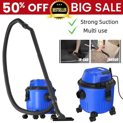 DAYPLUS WET AND DRY VACUUM CLEANER 15L 5000W CAR WORKSHOP VAC 3 IN 1 BLOWER & NOZZLES UK