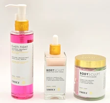 TRULY Restoring Elasti-Tight Cleanser + Body Sculp Serum & Moisturizer~Full Size