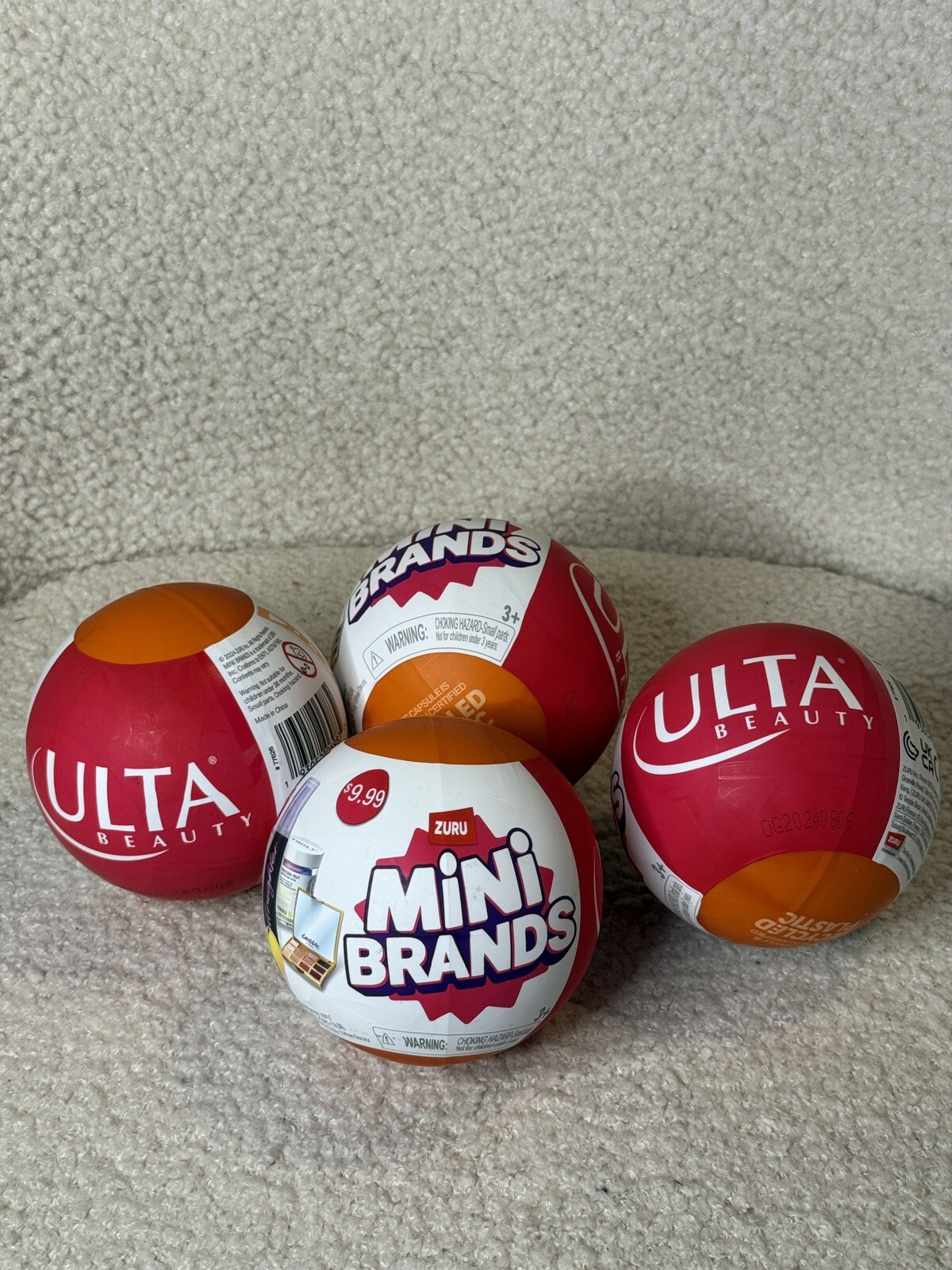 Ultra Beauty Mini Brands Series 1 Makeup Balls Lot of 4 New Unopened ZURU