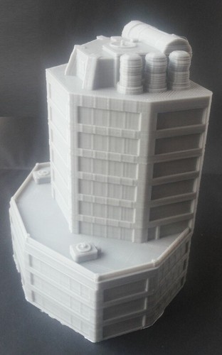 Wargames Scenery Terrain 6mm / Epic Battletech Building - Office Block - Picture 2 of 4
