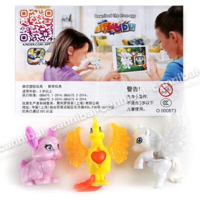 KINDER Joy Surprise Eggs Toy set of MOVING PETs