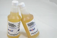 1 EACH MOBIL DTE #25 AND * #24 OIL  BRIDGEPORT, HAAS MILLS & HARDINGE LATHES