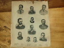 San Francisco Haverlys Baseball 1889 Supplement Len Stockwell Tom Power RARE!!