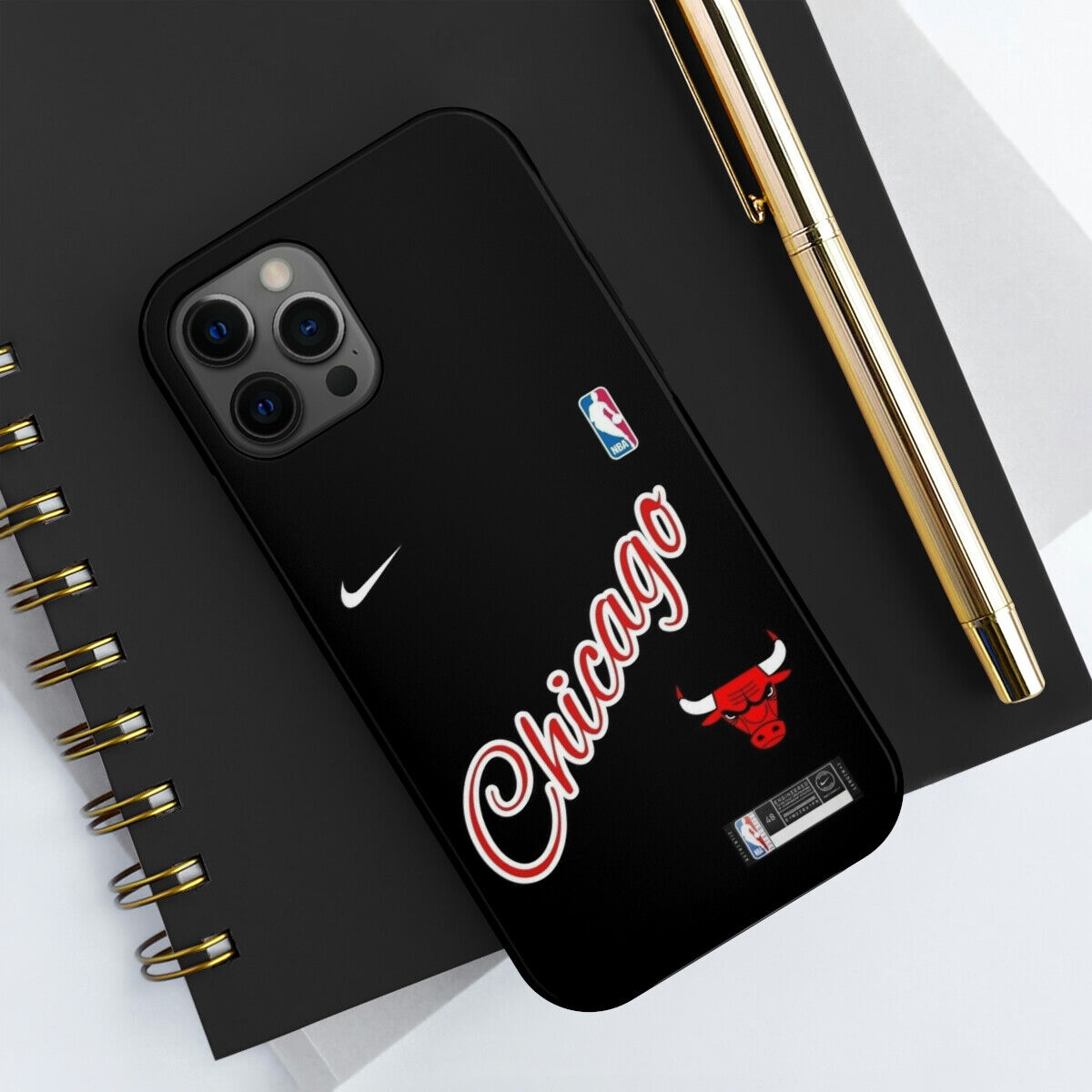 Chicago Bulls 2023 Tough iPhone 11 12 13 14 Pro Max Cases-mate Nba 