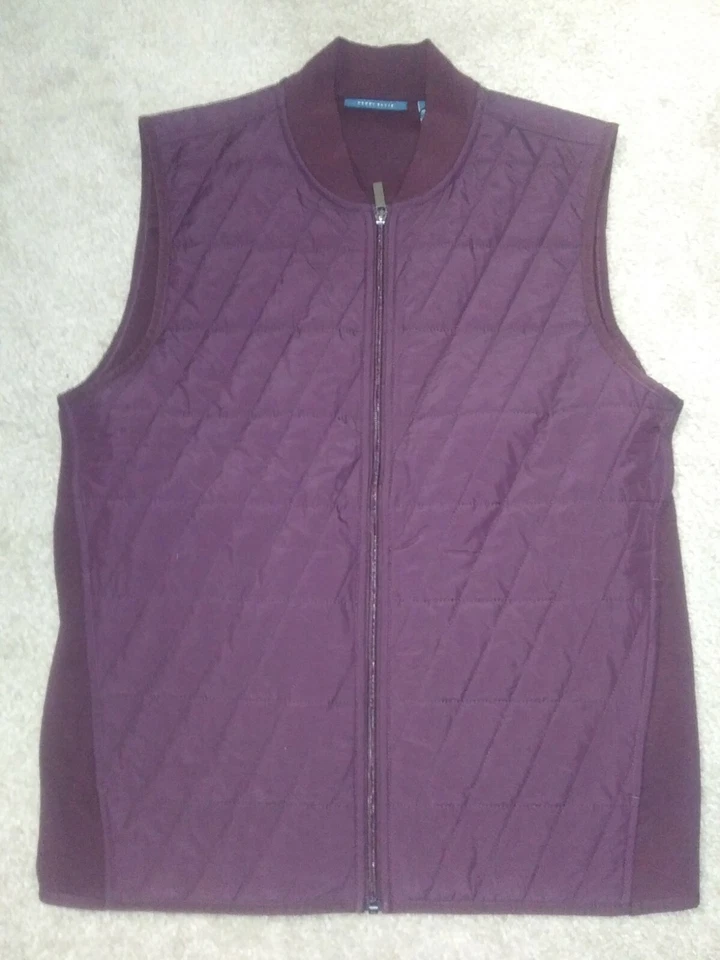 NWT Perry Ellis Mens Quilted Front Outerwear Vest three colors Size S, M, L, XL. - Image 3 of 4