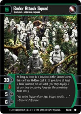 STAR WARS TCG WOTC RETURN OF THE JEDI ENDOR ATTACK SQUAD 90/110