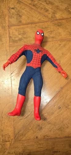 WGSH 12" = 32 cm SPIDERMAN UOMO RAGNO marcato 1978 MEGO CORP made in Hong Kong
