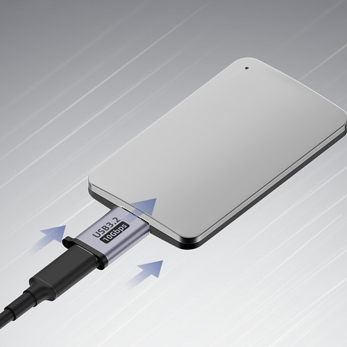 USB A/C Micro B 3.0 Adaptateur 10Gbps Super Speed Data Sync Converter Adaptateur - Photo 5/16