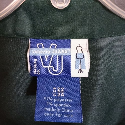 Venezia grünes Hemd mit Knopfleiste Damen Größe 22/24 - Bild 3 von 3