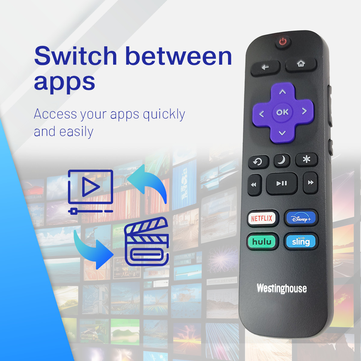 Original Westinghouse Remote Control For WR32HB2200 WD24HB6105 WR50UX4019 TV