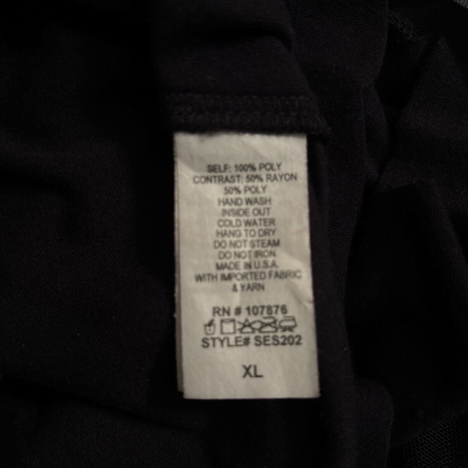 Comfy USA Women's Rosetta Skirt size XL Black Str… - image 8