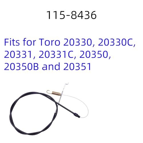 115-8436 Traction Control Cable Fit for Toro 20330 20330C 20331 20331C 20350 ... - Bild 4 von 5