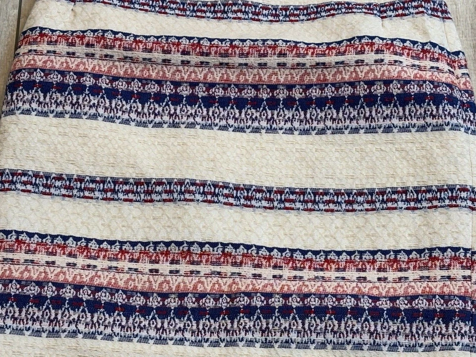 Мини-юбка Katherine Barclay Montreal гобелен размер 2 кремовая богемное фестиваль SoHo - Изображение 2 из 4