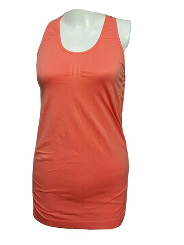 aspire Women's MEDIUM Orange Ruchet Tunic Athletic Fitted Casual Tank(#b2 - 第 1/9 張圖片