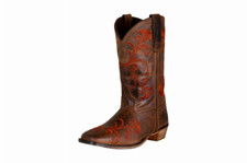 TuffRider Ladies Signa Square Toe Western Boot Brown 11
