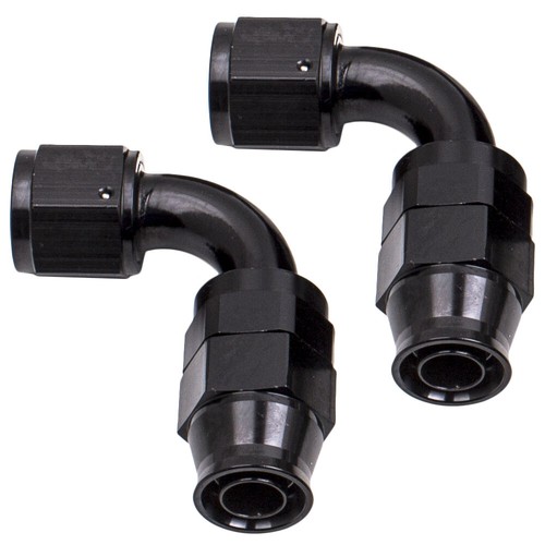 AN10 20Feet/6M Braided Fuel Line Oil Fuel Hose End Fittings Kit Universal - Imagen 8 de 11
