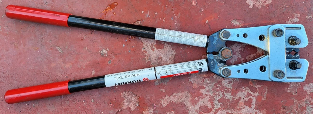 Burndy MRC840 Mechanical Rotating Crimp Tool 8 4 0 AWG 26