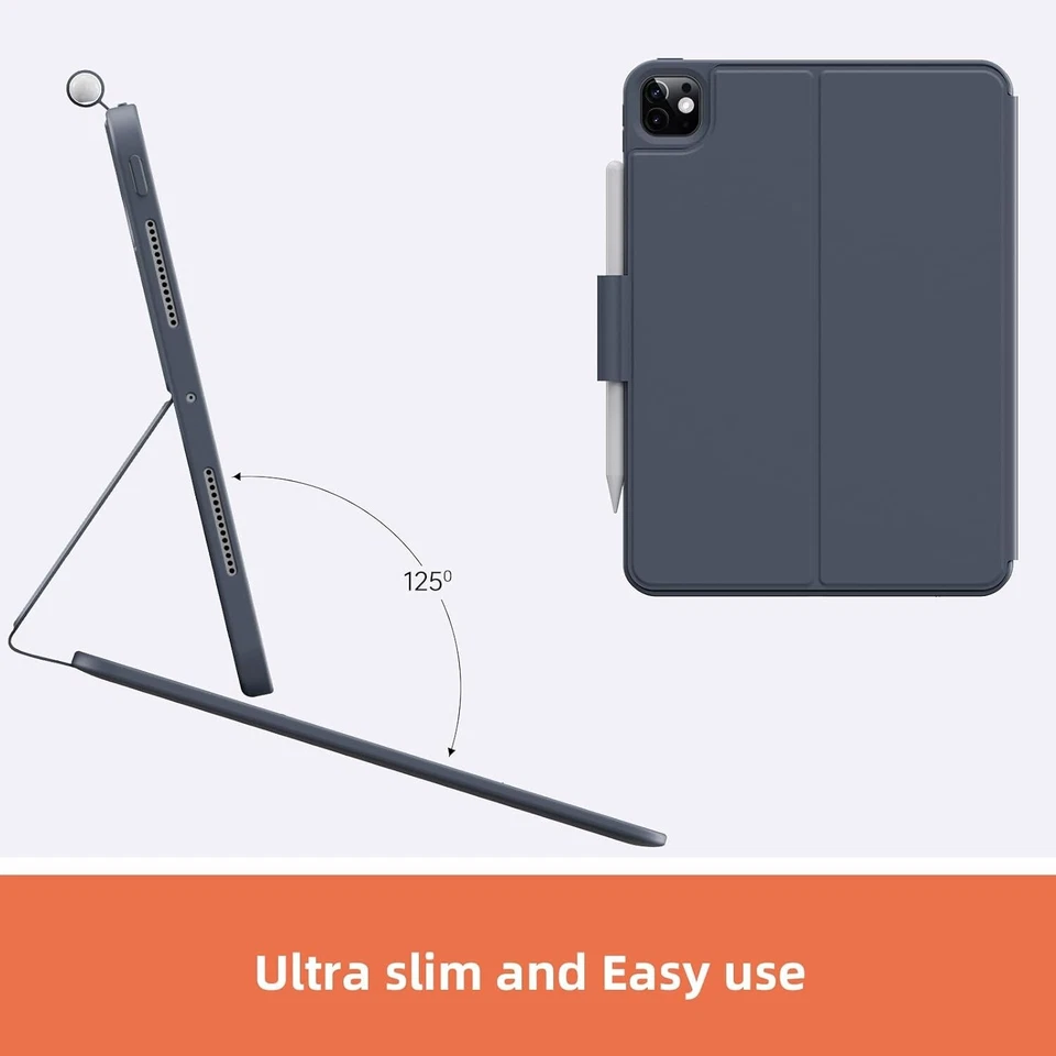 ✨ Magitype Keyboard Case for iPad Pro 11" (M4) - Light Grey, Trackpad ✨ - Image 4 of 4