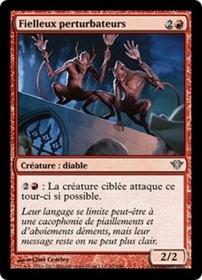 MTG Magic DKA - (x4) Heckling Fiends/Fielleux Disruptors, French/VF