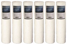 Bluonics 6-PK 20 x 4.5" (5 Micron) Sediment Whole House Water Filters Iron Rust