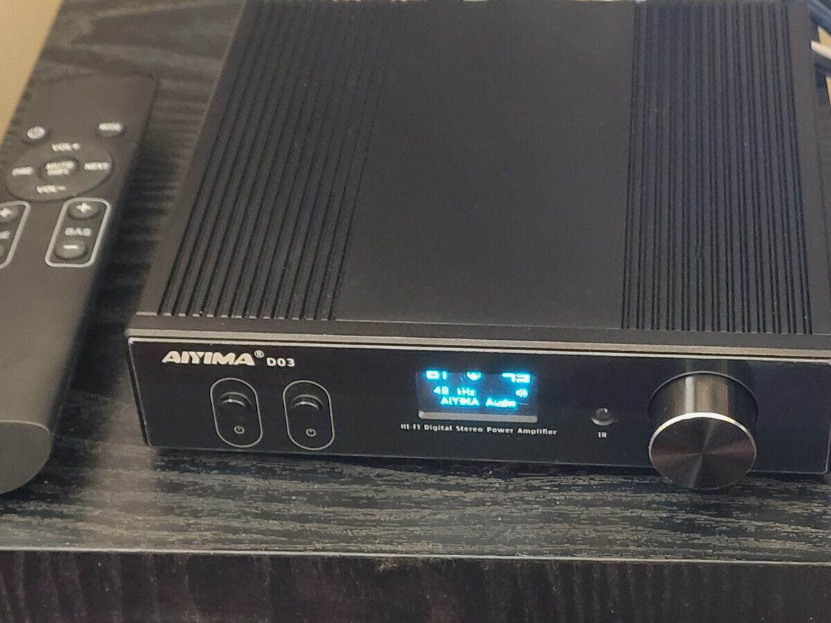 Aiyima D03 Bluetooth 150Wx2 TAS5548 TAS5624 DAC Amplifier Audio System USB Coax Aiyima D03 Bluetooth 150Wx2 TAS5548 TAS5624 DAC Amplifier Audio System USB Coax
