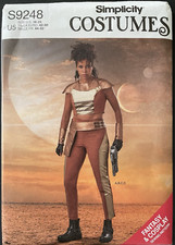 Simplicity Sewing Pattern S9248, Misses' Cosplay Costume, Size 16-18-20-22-24