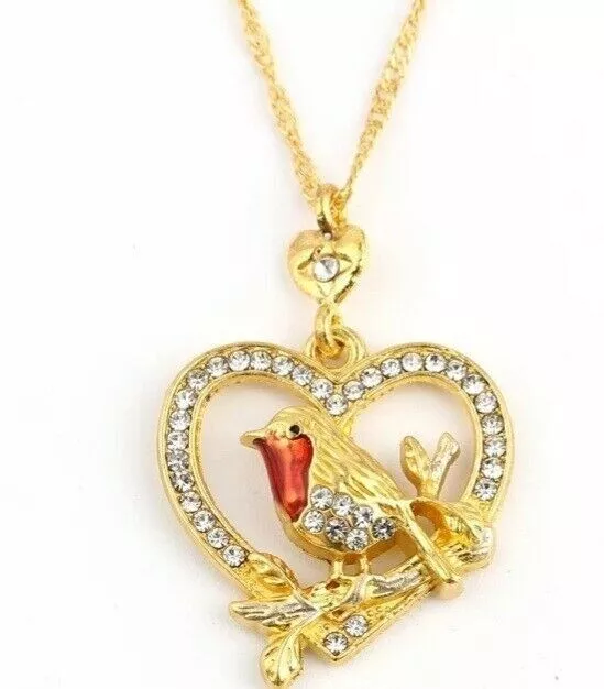 Robin 2024 heart necklace