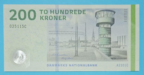 DINAMARCA 200 CORONAS 2010 P-67a UNC