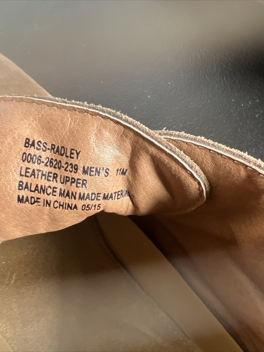 Bass & Co Radley Mens Size 11M Brown Leather GH Bass & Co Radley Chukka Ankle Boots Shoe Men Sz 11.5  main image 2