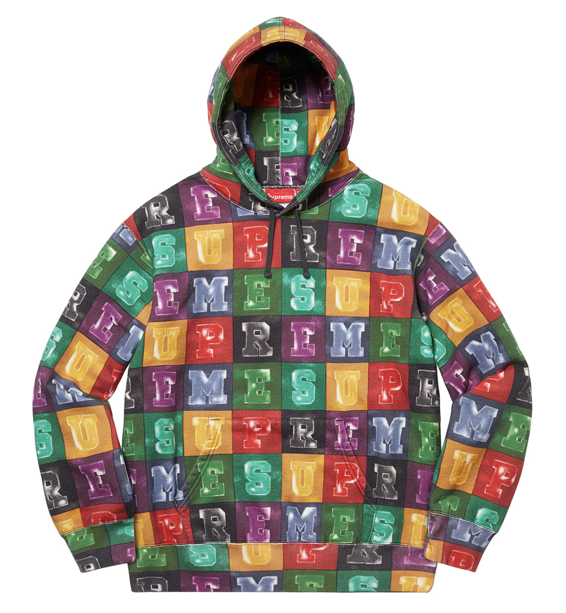 New Supreme Blocks Hooded Sweatshirt Hoodie box classic logo New Supreme Blocks Hooded Sweatshirt Hoodie box classic logo