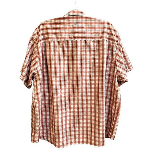Solaris Mens Vented Shirt Size XXL Plaid Button-Up Short Sleeve Fishing Outdoor - Picture 4 of 9