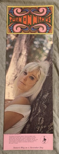 Rare 1970 Original Vintage “Turn On With Us” 12 Month Posters From Brown Bigelow - Picture 6 of 15