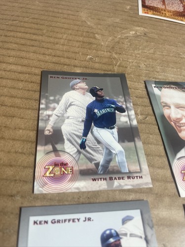 1995 Megacards In the Zone Ken Griffey Jr Set(6) - Picture 2 of 14