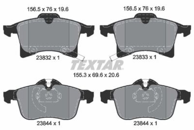 TEXTAR BREMSBELÄGE 2383201 OPEL COMBO MERIVA ZAFIRA A B CORSA C D ASTRA G H VORN