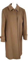 Steinbock Himalaya Dalmard Paris Camel Wool Loden Coat Size Uk 14 - Chest 46"