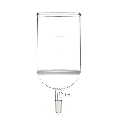 24/40 Lab Glass Buchner Funnel Sand Core Filter With Vacuum Filtration Adapter