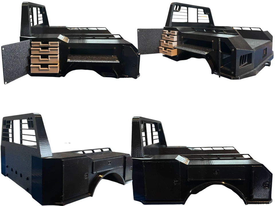 Cama plana CEN F450 - Diseño 3d Knight Customs - Kit completo - Luces - Imanes - Tornillos Foto 2 de 4