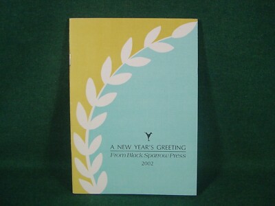 Simple Truth Charles Bukowski 2002 New Year s Greeting Black Sparrow Press This
