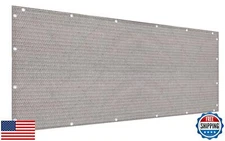 Alion Home© HDPE Privacy Screen Mesh for Pool, Patio, Deck, Balcony, Railing,