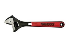 Image of Teng Tools 8in Adjustable Wrench with Comfort Grip 15° Jaw 28mm Capacity 4003IQ