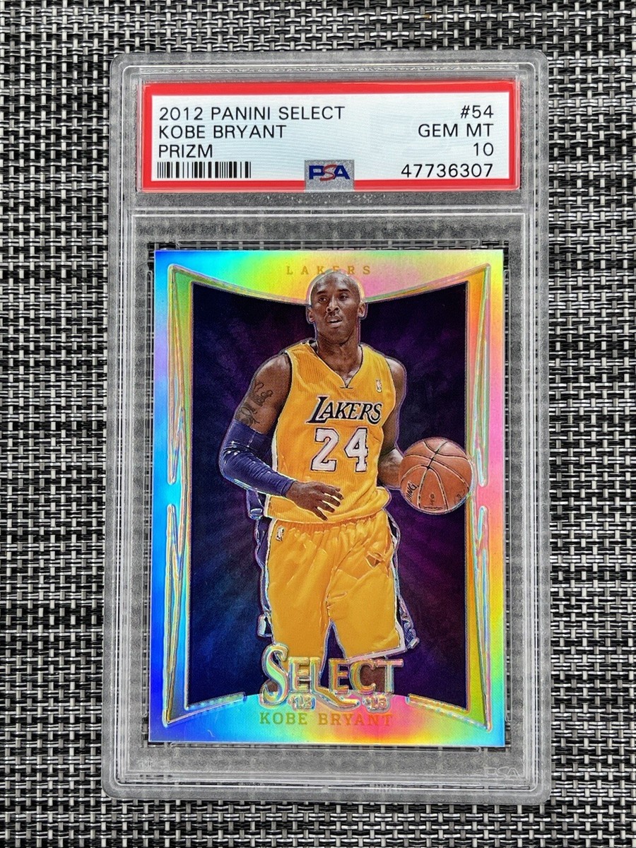 2012 PANINI 1ST YEAR SELECT KOBE BRYANT #54 PRIZM SILVER