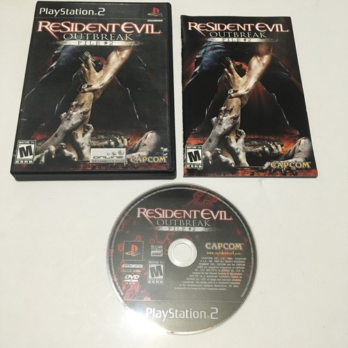 Resident Evil Outbreak File #2 (PlayStation 2, PS2) Complete CIB - TESTED