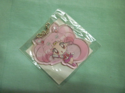 Sailor Moon Crystal Exhibition Rare acrylic key ring key chain Strap Chibimoon