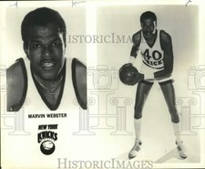 1979 Press Photo New York Knicks basketball player Marvin Webster - pis13744