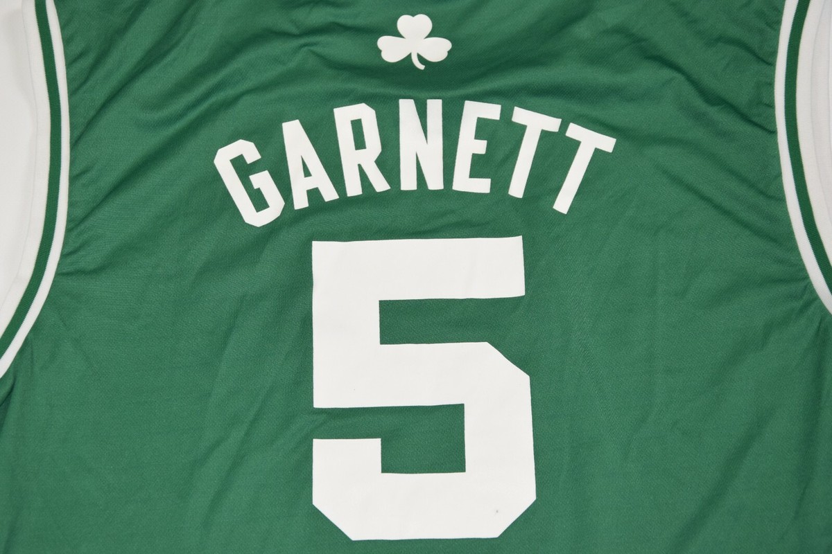 NBA　CELTICS　ガーネット　ユニフォーム　XL　セルティック　アディダス Kevin Garnett XL Boston Celtics NBA Jersey (White) stitched